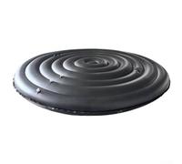 Housse de baignoire thermique gonflable réglable pour baignoires de 128 cm, 158 cm, 180 cm avec construction en PVC anti-fuite et design à installation rapide pour une protection toute l'année (noir