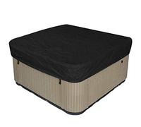 Housse de Bain à Remous, Couverture Thermique pour Bain à Remous, Spa, Housse de Rechange Pliable pour Bain à Remous, Housse de Protection pour Source Chaude, Couverture de Bain à Remous(Le noir)