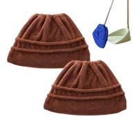 Housse De Balai Icexco, Recharge En Microfibre, For Nettoyage Humide Ou Sec Avec Cordon De Serrage Réglable, Housses De Balai Hautement Absorbantes, For Sols, Cheveux, Saleté, Eau(2pcs-e)