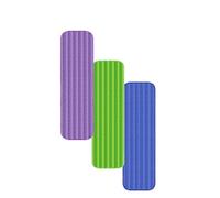 Housse de Balai Serpillière Tampons de vadrouille lavables réutilisables | Recharges de vadrouille compatibles for le nettoyage ménager(3 Pcs(A))