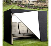 Housse de Balancelle de Jardin 3 Places Oxford Imperméable Bâche de Balancelle Anti-UV Couverture de Protection Balançoire Extérieur