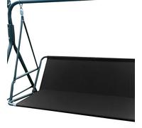 Housse de balancelle de jardin Oxford 600D imperméable et pliable - 115 x 48 x 48 cm - Anti-UV - pour chaise 2 places - Résistante aux intempéries - Noir