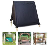 Housse de balancelle de terrasse pour balancelle AFrame 3 places avec tissu résistant aux intempéries, fermeture éclair latérale et fermeture sécurisée
