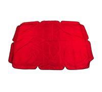 Housse de balançoire imperméable, résistante aux UV, Vent, Tissu Oxford, Dessus de Remplacement pour Porche extérieur, Chaise balançoire de Jardin, 195x125x15cm, 396g (Rouge)