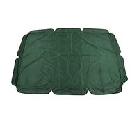 Housse de balançoire imperméable, résistante aux UV, Vent, Tissu Oxford, Dessus de Remplacement pour Porche extérieur, Chaise balançoire de Jardin, 195x125x15cm, 396g (Vert foncé)