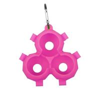 Housse de balle de golf en silicone - Porte-balle de golf avec boucle à clip - Sac de transport portable pour golfeurs et amateurs de golf, lilas, Voir description, Voir description