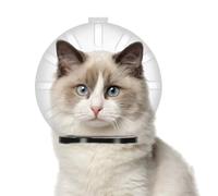 Housse de balle spatiale pour chat - Museau d'astronaute de chat respirant et léger avec 46 trous | 5,63 * 5,12 x 2,76 pouces, les foyers anti-morsure et de protection pour animaux de compagnie