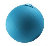 Housse de ballon d'exercice pliable en coton avec poignée pour un transport facile, fournit une protection contre l'usure pour les ballons de yoga (bleu)