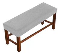 Housse de banc de salle à manger élastique imperméable, amovible et lavable pour banc de 60 à 85 cm, housse de protection en polyester élasthanne extensible, housse de protection pour meubles