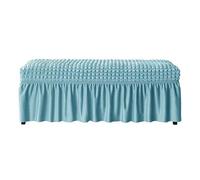 Housse De Banc En Seersucker Avec Élastique For Protéger Les Meubles, Idéale For Les Salles À Manger, Les Salons Et Les Hôtels. Tissu Extensible Résistant Aux Éclaboussures For Protéger Les Bancs De P