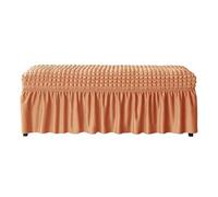 Housse De Banc En Seersucker Avec Élastique For Protéger Les Meubles, Idéale For Les Salles À Manger, Les Salons Et Les Hôtels. Tissu Extensible Résistant Aux Éclaboussures For Protéger Les Bancs De P