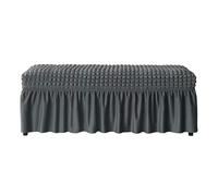 Housse De Banc En Seersucker Avec Élastique For Protéger Les Meubles, Idéale For Les Salles À Manger, Les Salons Et Les Hôtels. Tissu Extensible Résistant Aux Éclaboussures For Protéger Les Bancs De P