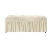 Housse De Banc En Seersucker Avec Élastique For Protéger Les Meubles, Idéale For Les Salles À Manger, Les Salons Et Les Hôtels. Tissu Extensible Résistant Aux Éclaboussures For Protéger Les Bancs De P