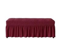 Housse De Banc En Seersucker Avec Élastique For Protéger Les Meubles, Idéale For Les Salles À Manger, Les Salons Et Les Hôtels. Tissu Extensible Résistant Aux Éclaboussures For Protéger Les Bancs De P