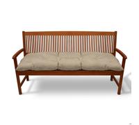 Beautissu Coussin Banc Jardin extérieur pour terrasse Balcon balancelle | 100x50x10cm nature banquette Exterieur assise beige rembourré rembourrage Flair BK