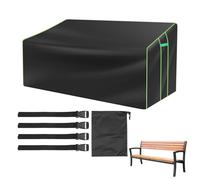Housse de banc imperméable | avec grille d'aération et protection résistante aux intempéries | Housse de causeuse de jardin 2 places - pour canapé, chaise, meuble, jardin, cour, porche, pelouse