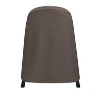 Housse de barbecue adaptée pour NjXSKUNSTAND, adaptée pour les feux de bois pour les modèles OG700, OG800, OG900, OO100, résistante à la pluie et au vent (café)