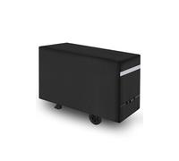 Housse de Barbecue Avec Boucles Sécurisées Résistante Aux Intempéries Noir 151,8cm