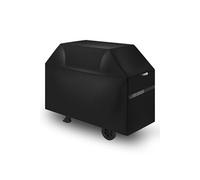 VEVOR Housse de barbecue 1700 mm, bâche de protection barbecue extérieur, imperméable, résistante aux intempéries polyester 600D robuste facile à mettre et enlever, avec sangles auto-agrippantes, noir