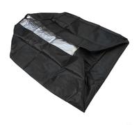 Housse de barbecue compacte et résistante au vent - 57 x 48 x 23 cm - Protection contre la pluie - Compatible avec les petits modèles à gaz et charbon de bois - Noir