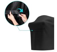 Housse de barbecue conçue en tissu Oxford 600D avec protection fiable contre la poussière et couche imperméable pour une longue durée de vie (153 x 61 x 112)