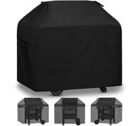 Housse de barbecue de 132 cm, convient pour les barbecues Weber Spirit 200 et 300, housse de barbecue à gaz imperméable et durable, résistante aux UV, avec boucle réglable, noire