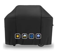 Housse de barbecue de 147,3 cm pour barbecues à gaz Weber Genesis II 3 brûleurs, Genesis II LX 300 Series et Genesis 300, 600D robuste 7130, protection contre les intempéries, étanche