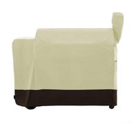 Housse de barbecue d'extérieur fabriquée à partir de tissu Oxford 420D, conçue pour résister à la pluie, à la poussière, à la neige et au soleil pour protéger votre barbecue toute l'année (beige et
