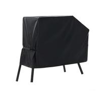 Housse de barbecue durable en PVC 600D avec sangles coupe-vent et tissu imperméable à la poussière pour grillades