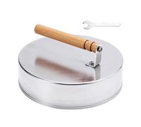 Housse de barbecue en acier inoxydable - Kit d'accessoires pour plaques de barbecue | Couvercle de cuisson à la vapeur pour barbecue ergonomique en forme de dôme de fusion | Couvercle de protection