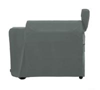 Housse de barbecue en tissu 420D adaptée pour les barbecues en plein air, offrant une résistance à la pluie, à la poussière, à la neige et au soleil pour maintenir l'état de votre barbecue (gris)