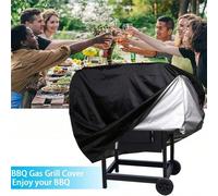 Housse de barbecue en tissu Oxford 210D imperméable, housse de meuble d'extérieur Protégez votre barbecue pendant et après la saison des grillades, et conservez-le en parfait état, tant technique qu'e