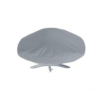 Housse de barbecue en tissu Oxford 210D résistant à la poussière et à l'eau, fabriquée pour les barbecues en plein air, offre une forte protection contre les éléments et (67 x 44 x 32 cm, gris)