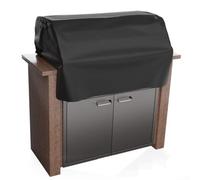 Housse de barbecue en tissu Oxford 210D résistant aux intempéries pour barbecue à gaz de jardin, anti-poussière, grand ajustement, 94 x 69 x 61 cm (94 x 69 x 61 cm)