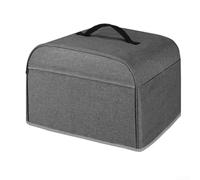Housse de barbecue en tissu Oxford imperméable à la poussière légère avec poches, lavable en machine, pour barbecue en plein air (gris) 36 x 34 x 25 cm