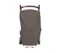 Housse de barbecue étanche 210D résistante compatible avec le barbecue à gaz Weber Traveler protège de la pluie et de la poussière (marron)