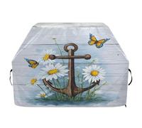Housse de barbecue imperméable de qualité supérieure - Résistante à la décoloration - Convient aux grilles jusqu'à 63,5 cm de large - Motif papillons