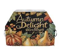 Housse de barbecue imperméable de qualité supérieure - Résistante à la décoloration - Pour barbecue d'une largeur allant jusqu'à 63,5 cm - Beau jardin d'automne