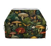 Housse de barbecue imperméable de qualité supérieure - Résistante à la décoloration - Pour barbecue d'une largeur allant jusqu'à 63,5 cm - Champignon de la forêt tropicale