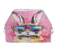 Housse de barbecue imperméable de qualité supérieure - Résistante à la décoloration - Pour barbecue d'une largeur allant jusqu'à 63,5 cm - Lapin coloré