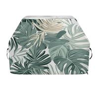 Housse de barbecue imperméable de qualité supérieure - Résistante à la décoloration - Pour barbecue d'une largeur allant jusqu'à 63,5 cm - Motif Monstera Deliciosa