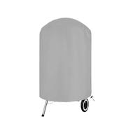 Housse de Barbecue imperméable Grise 210D for extérieur, Housse Protection Robuste for Rond à gaz et Charbon Bois pour Weber(58x78cm)