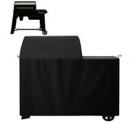 Housse de barbecue imperméable pour fumoir à granulés de bois Traeger Woodridge, tissu 600D, résistant aux UV et indéchirable, accessoires d'extérieur sur toute la longueur Bac761 (housse uniquement)