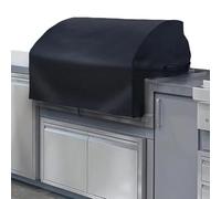 Housse de barbecue intégrée de 106,7 cm, imperméable, coupe-vent, avec élastique en bas et sangles, pour Wolf et Lynx la plupart des barbecues intégrés de 106,7 cm