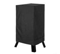 Housse de barbecue Oxford 600D 72 x 56 x 100 cm avec poignées et sangles, protection résistante aux intempéries pour utilisation en extérieur, terrasse, jardin, noir, 1 paquet (2 pièces)