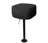 Housse de barbecue pour barbecue de style parc, housse rectangulaire en tissu Oxford imperméable 420D, compatible avec les barbecues de 62 x 60 x 50 cm