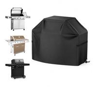 Housse de Barbecue pour Char-Broil | Convective 310B | 134 × 59 × 116 cm, Housse Barbecue gaz pour Barbecue sur Chariot avec Couvercle, Fixations Auto-agrippantes Noir