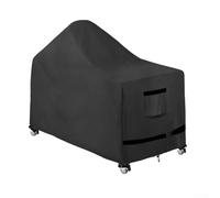 Housse de barbecue pour grande table à œufs verts, résistante et imperméable 152 x 91 x 132 cm, housse de barbecue avec cordon de serrage pour extérieur pour chariot Kamado noir (B)