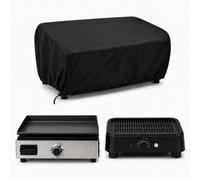 Housse de Barbecue pour Severin | PG 8523 | 54 × 37 × 12 cm, Housse pour Barbecue Électrique et Plancha, Housse Petit Grill avec Cordon de Serrage, Noir