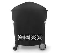 Housse de barbecue pour Weber Q100/Q200 Series sur chariot, 600D Oxford 7113 pour Weber Q1000/Q1200/Q1400/Q2000/Q2200/Q2400 avec support portable, imperméable et indéchirable